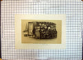 Antique Old Print Un Concours Bon Vieux Temps Men Meeting Dinner Table Dogs