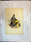 Antique Old Print Turksche Familie Van Den Stam Katschinzen Turkish Family