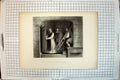 Old Print Scene Wilkie Searching Murillo House Ladder Willmore Engraving