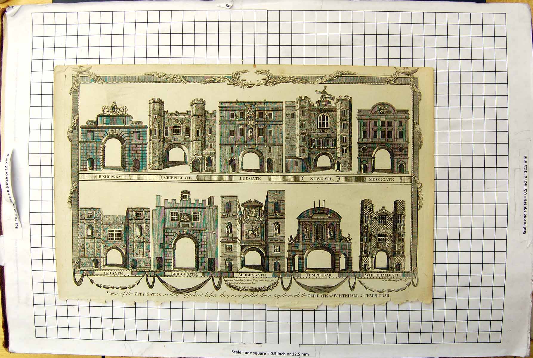 Old City Gates Bishopsgate Ludgate Newgate Aldersgate Aldgate Templeb