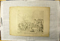 Original Old Antique Print Engraving Miracoli Criston Mezzo Farisei 20th