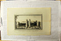 Original Old Antique Print Engraving View Maxtoke Castle County Harwick England