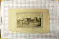 Old Print Engraving View Appleby Castle Westmoreland England Architecture