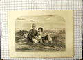 Old Print Rest In The Desert Young Men Boys Vernon Gallery Muller Cousen