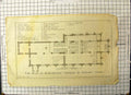 Antique Old Print Dorchester Church Plan Oxford Shire Harris Monument Pulpit