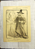 Old Print Les Docteurs Celebres Medecin Louis Quatorze Professeur Gilbert
