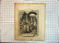 Original Old Antique Print Exodus Religion Scene Plague Frogs
