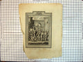 Old Antique Print Scene Syrians Massacre Jews Fort Antonia Murder Taylor