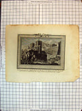 Old Antique Print Jews Besieged Capital Assails Romans Machines War Titus
