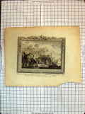Antique Old Print Jonathan High Priest Jesusalem Massacre Eleazar Son Dincus