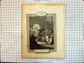 Original Old Antique Print St. John Thomas Incredulity Jesus Christ Religion