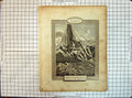 Original Old Antique Print St. John Draught Fishes Men Fishing Boat Religion