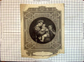 Original Old Antique Print Portrait Holy Family Religion