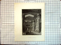 Original Old Antique Print Walhalla Danube Building Architecture Payne