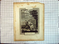 Original Old Antique Print Judges Sampson Killing Lion Religion 19th