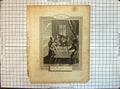 Original Old Antique Print Exodus Scene Paschall Lamb Religion 20th Century
