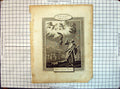 Original Old Antique Print Kings Religion Elijah Carried To Heaven Angels 20th