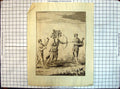 Original Old Antique Print Military Dress Common Siers Angola War Weapons