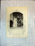 Antique Old Print Portrait Jenny Marston Mr Robinson Florizel Perdita Theatre