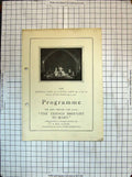 Antique Old Print 1929 Programme Arts Theatre Club Tidings Brought To Mary 20th