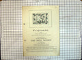 Old Theatre Programme 1929 Arts Club Hell Withing Guido Stacchini Mac 20th