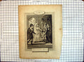 Original Old Antique Print Engraving Genesis Scene Sarah Restored Abraham