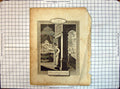 Original Old Antique Print Engraving Scene Tobit Tobias Wife Found Safe