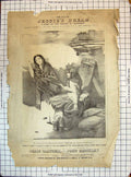 Old Antique Print Engraving Story Relief Lucknow Ladies Campbell Blockley