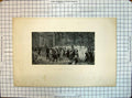 Original Old Antique Print Engraving 1891 Scene Pardon Kergoat Procession 19th