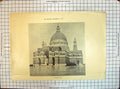 Original Old Vintage Print 1930 Persepctive View Building Architeture 20th