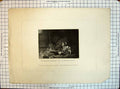 Antique Old Print Drowned Fisherman Matelot Noye Beach Sea Scene Engraving