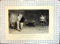 Old Prince Henry Poins Falstaff Looking Through Curtain Engraving Arm