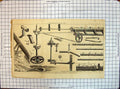 Old Engraving Machine Boring Pipes Machinery Instruments Hinton Newga