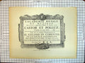 Old Print Engraving Advertisement L'Academie Royale Caster Pollux Cimento