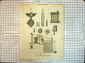 Original Old Antique Print Engraving 1827 Eve'S Patent Steam Engine Machinery