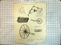 Old Engraving Pentagraph Perambulator 1813 Edgeworth Odometer Pedomet 19th