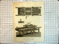 Original Old Antique Print Engraving Mangle Lees Improved Machinery 1816 19th