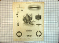 Old Engraving Magnetism 1815 Chinese Neptune Phoenomena Natural Magne 19th
