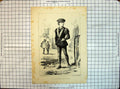 Old Engraving City Apprentice 16Th Century Young Boy Macdonals Cassel