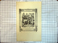 Original Old Antique Print People Music Concert Arisien Sous Carlovingiens