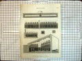 Original Old Antique Print Horticulture Londons Improved Pinery Pineapples 18th