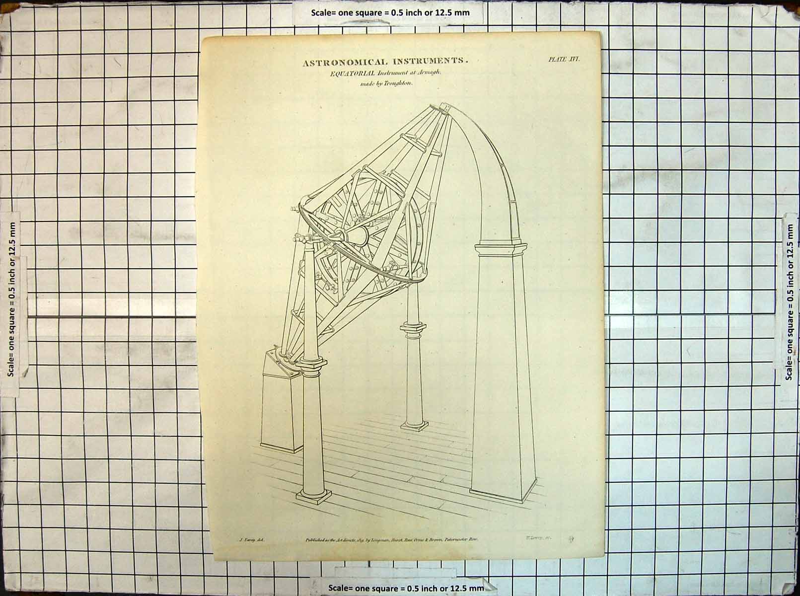 Old Astronomical Instruments Equatorial Armagh Troughton Farey Lowry Victorian