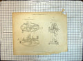 Original Old Antique Print Circle Astronomical Troughton Relfecting Portable