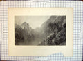Original Old Antique Print Echo Lake New Hampshire Cropsey Hinshelwood 20th