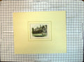 Old Antique Print Colour Presidents Lodgings Building Architecture Jewitt