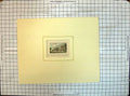 Old Antique Print Colour New University Ing House Building Architecture