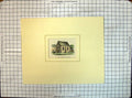 Old Antique Print Colour St. Bartholomews Hospital Building Architecture