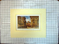 Original Old Antique Print Colour Ashmolean Museum Sheldonian Theatre
