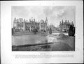 Antique Old Print Eaton Hall Seat Duke Westminster Chester Denbigh Vale Clwyd