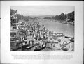 Antique Print Henley Regatta Thames Boating Resort Glastonbury Tor Avallon